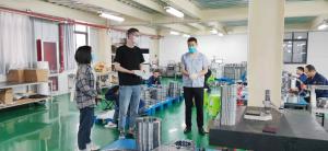 昨日，BYC博盈軸承迎來國外客戶進場參觀考察